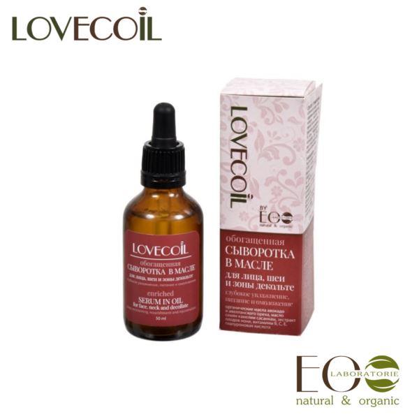 Serum w olejku do twarzy, szyi i dekoltu– głębokie odżywienie, nawilżenie i regeneracja LovEcOil by EO LABORATORIE 50 ml 1 Serum w olejku do twarzy, szyi i dekoltu– głębokie odżywienie, nawilżenie i regeneracja LovEcOil by EO LABORATORIE 50 ml