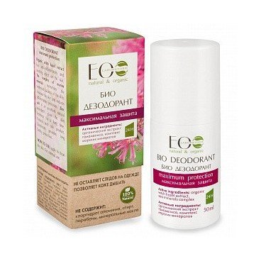 Bio-Dezodorant w Kulce, "Maksymalna Ochrona", Kompleks Minerałów Morskich, Cynk, Organiczny Ekstrakt Oczaru Wirginijskiego Bio-Dezodorant w Kulce, "Maksymalna Ochrona", Kompleks Minerałów Morskich, Cynk, Organiczny Ekstrakt Oczaru Wirginijskiego.