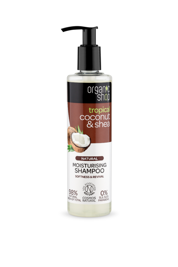 SZAMPON DO WŁOSÓW "COCONUT&SHEA" NAWILŻAJĄCY 280 ml