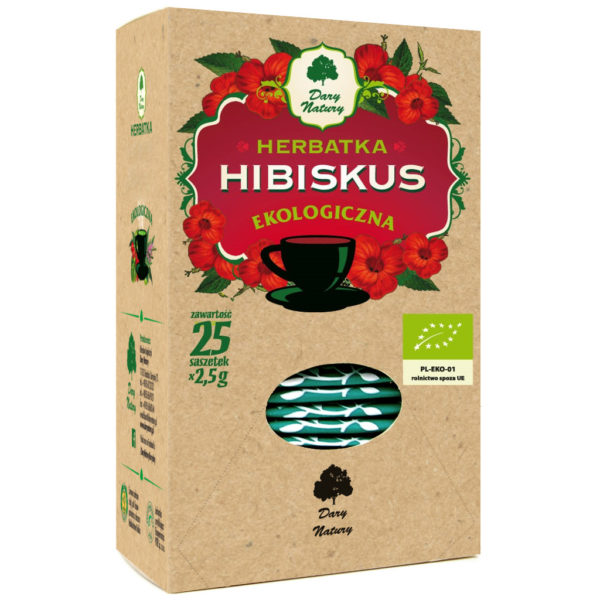 Herbatka Hibiskus Eko 25x2,5 g.