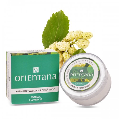 Krem do Twarzy Morwa i Lukrecja, Cera Tłusta i Problemowa 50g Orientana 1 Krem do Twarzy Morwa i Lukrecja, Cera Tłusta i Problemowa 50g Orientana