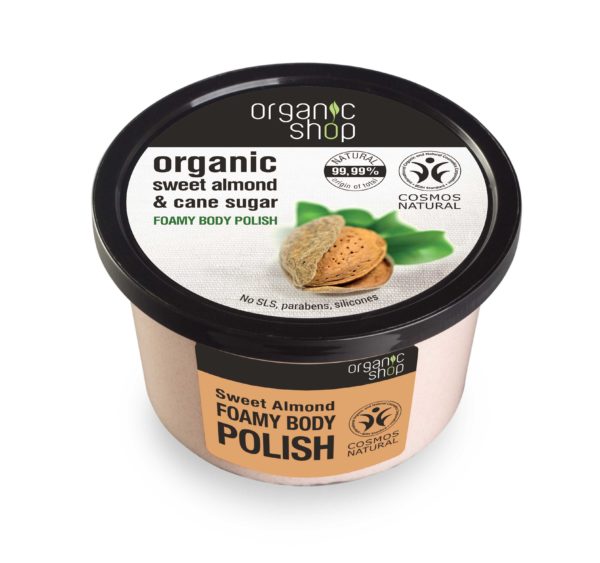 Organiczny Peeling do Ciała Słodki Migdał 250 ml