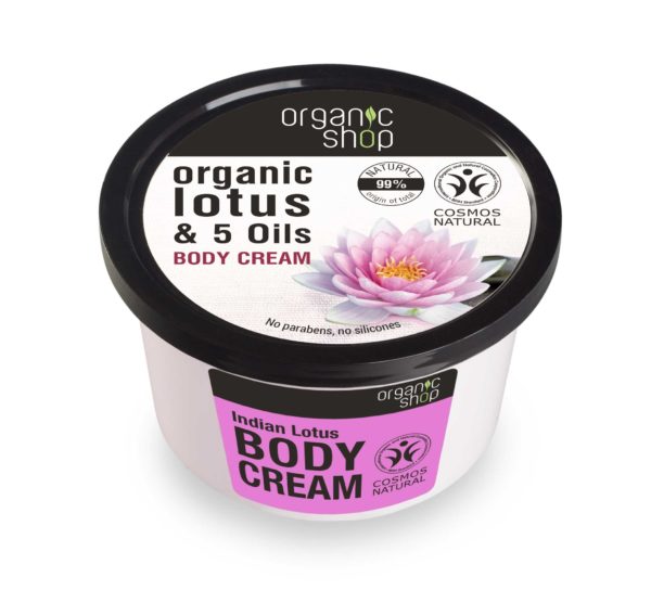 Organiczny Krem do Ciała Indyjski Lotos 250 ml