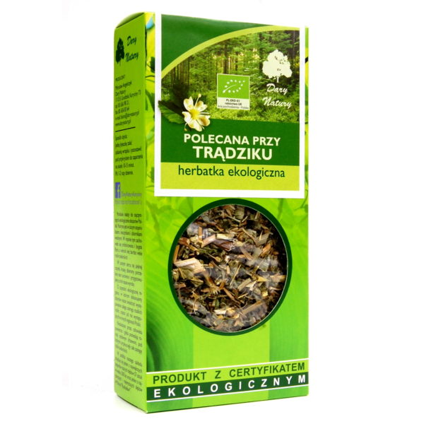 HERBATKA EKO POLECANA PRZY TRĄDZIKU 50 g.