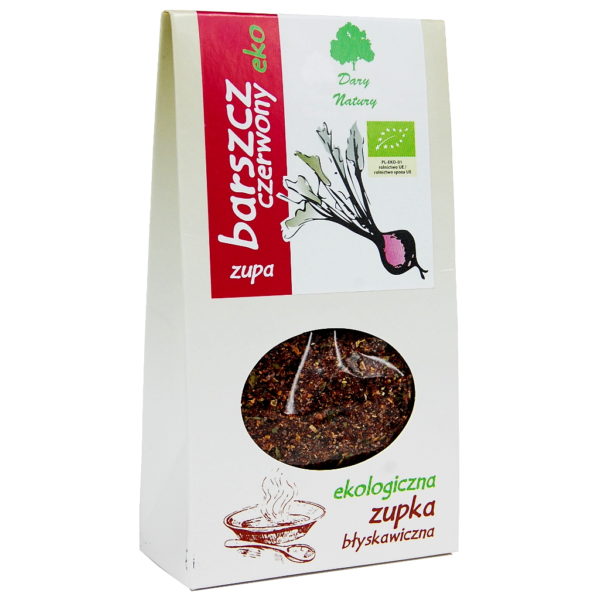 100% NATURALNA ZUPKA BŁYSKAWICZNA EKO BARSZCZ CZERWONY 15 g.
