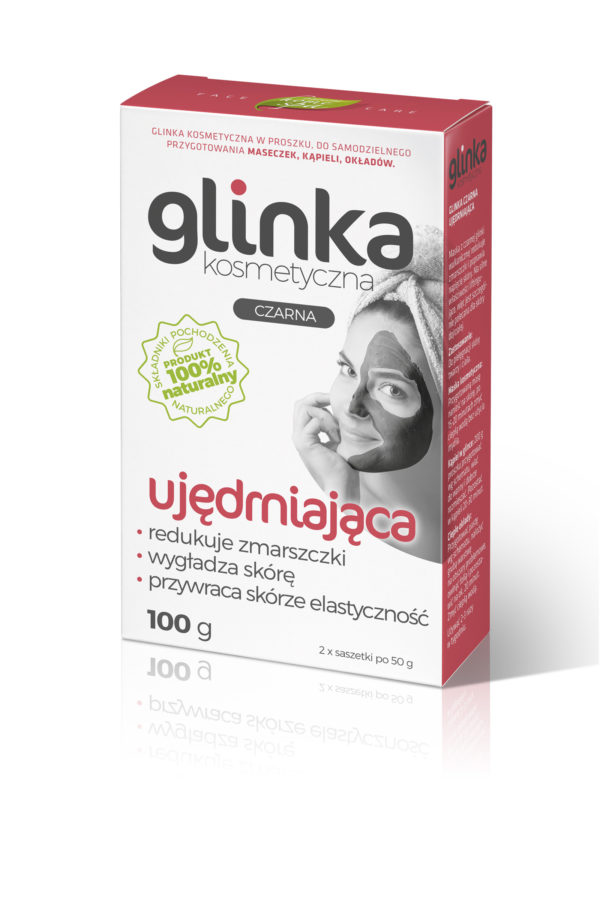 100% Naturalna Glinka Ujędrniająca Czarna 100 gr
